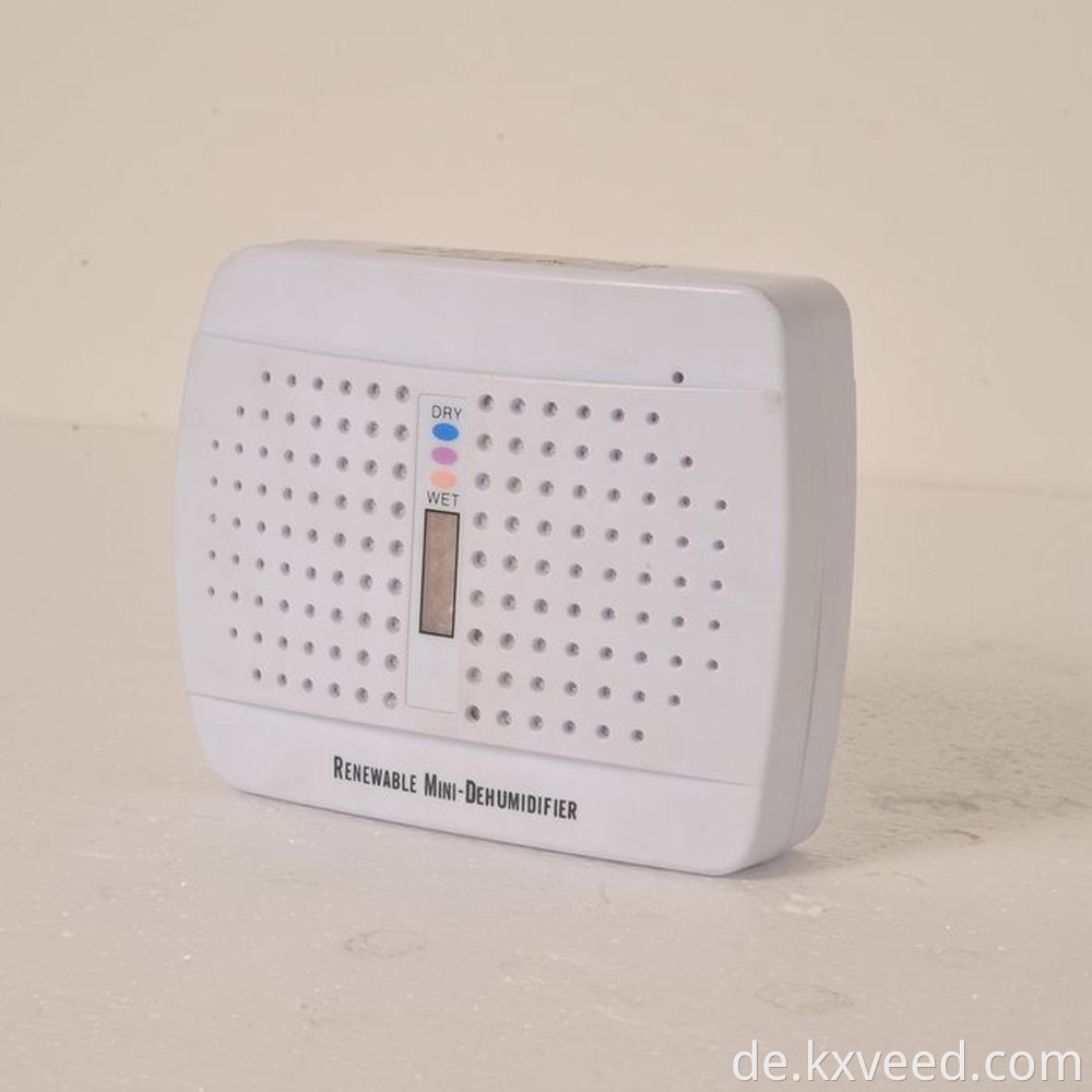 Tankless Wireless wiederaufladbares Schrankkabinett Mini niedriger Entfeuchtergarderobe kleiner Trockenmittelentfeuchter